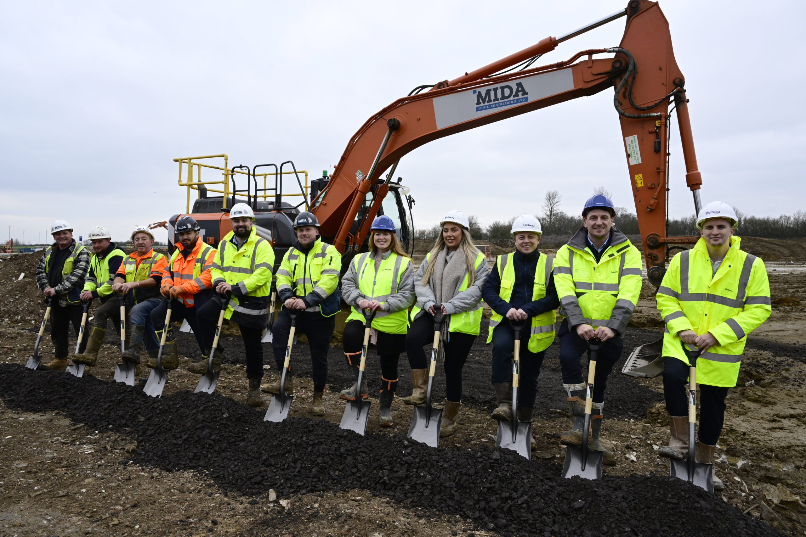 Schoolchildren join Bellway for Cathedral Rise development ceremony