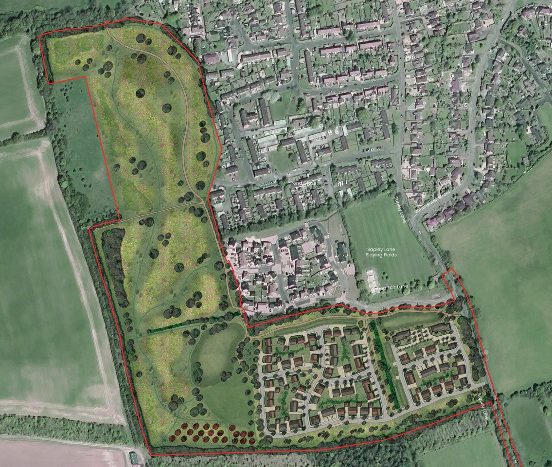 Green light for 130 new homes and country park in Overton