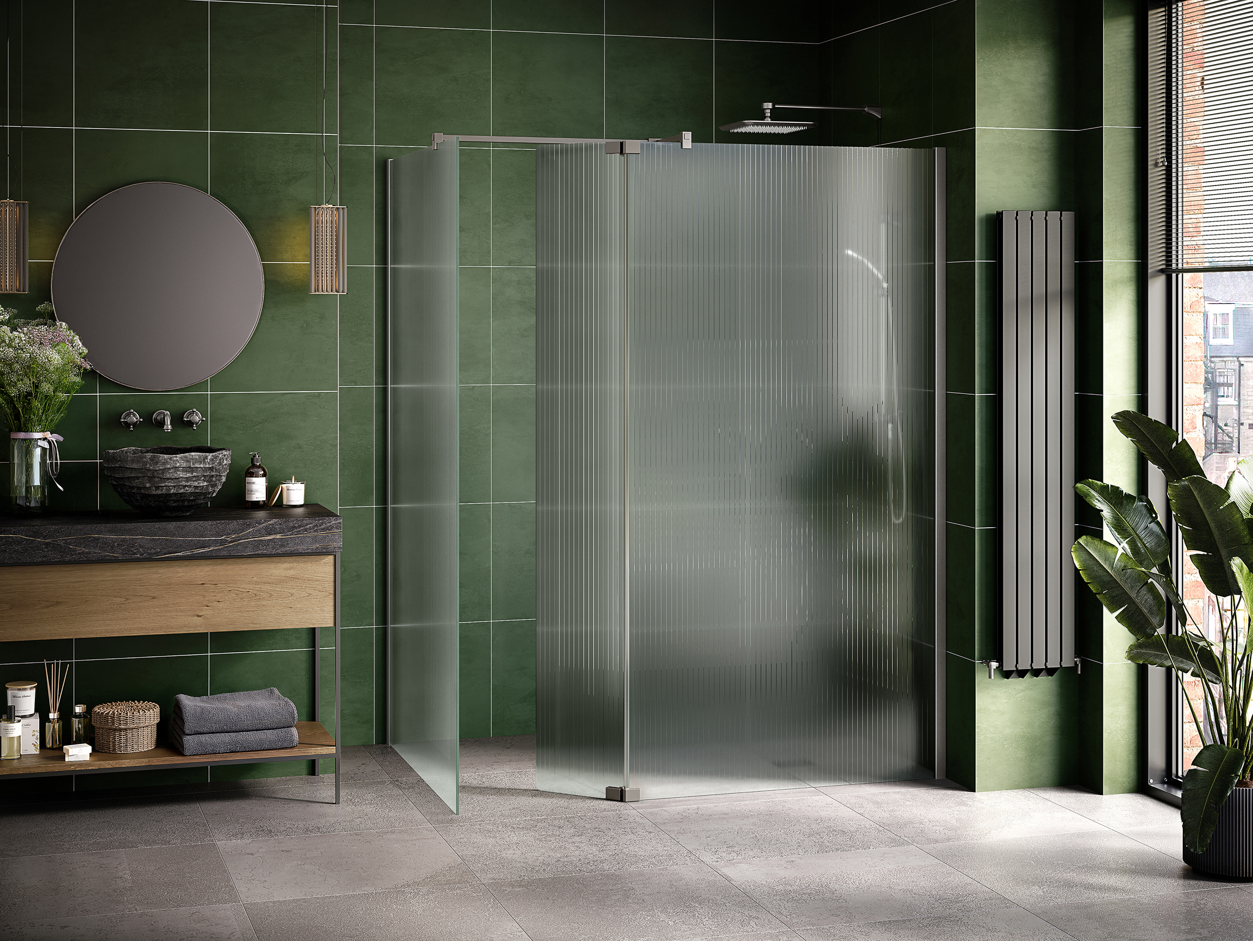 Kudos Ultimate Reeded glass